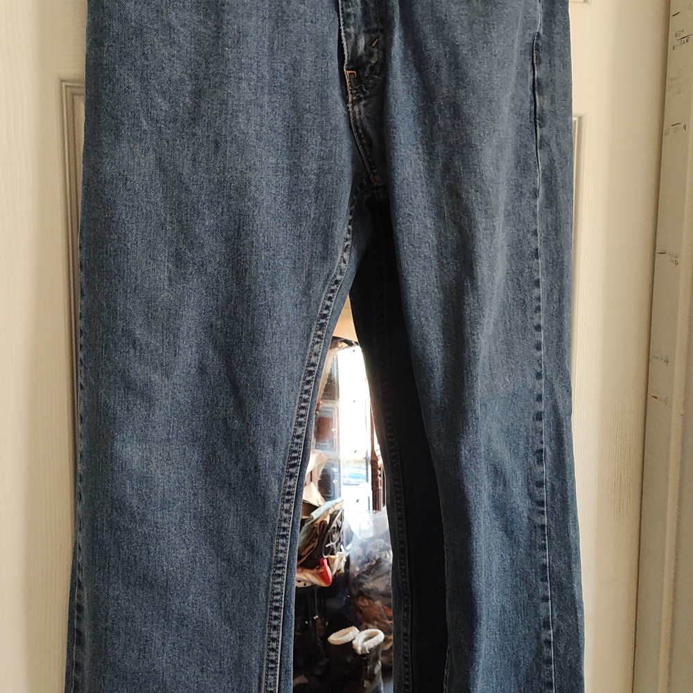 34x30 Classic Men's Blue Denim Jeans 505